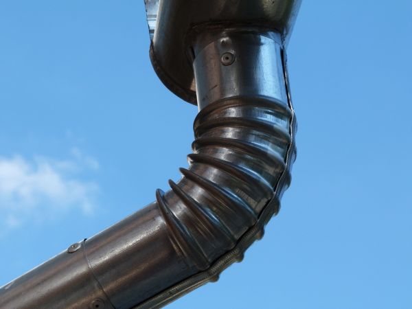 Metal Downspout Installation in Hopkins