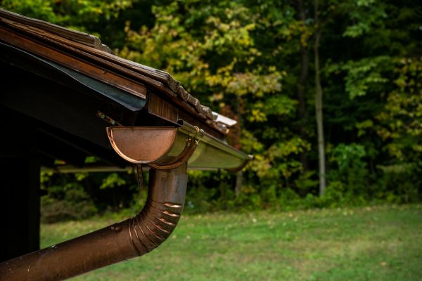 Cost of Copper Gutter Service in Hopkins